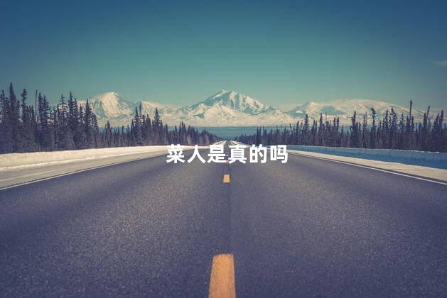 菜人是真的吗