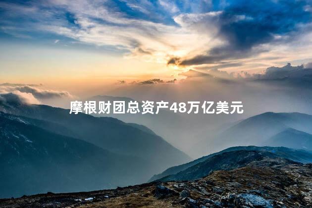 摩根财团总资产48万亿美元
