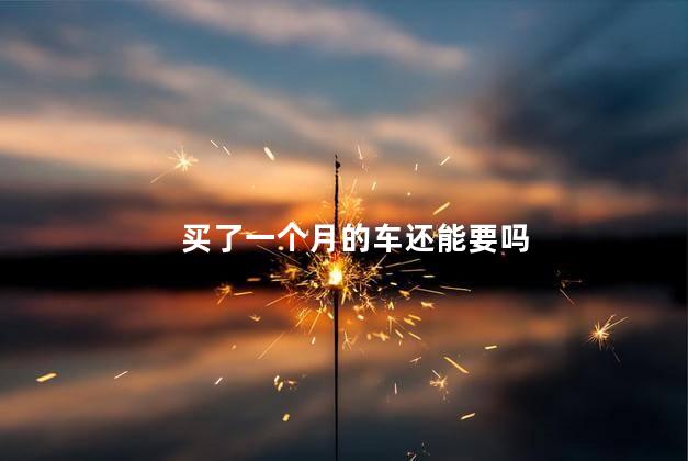 买了一个月的车还能要吗