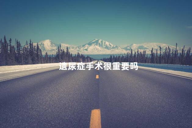 遗尿症手术很重要吗