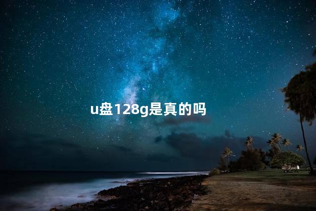 u盘128g是真的吗