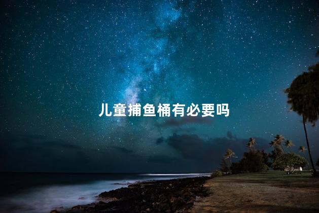 儿童捕鱼桶有必要吗