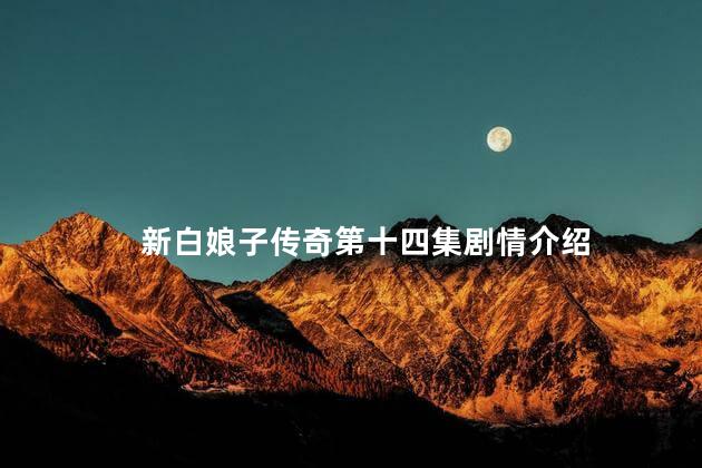 新白娘子传奇第十四集剧情介绍