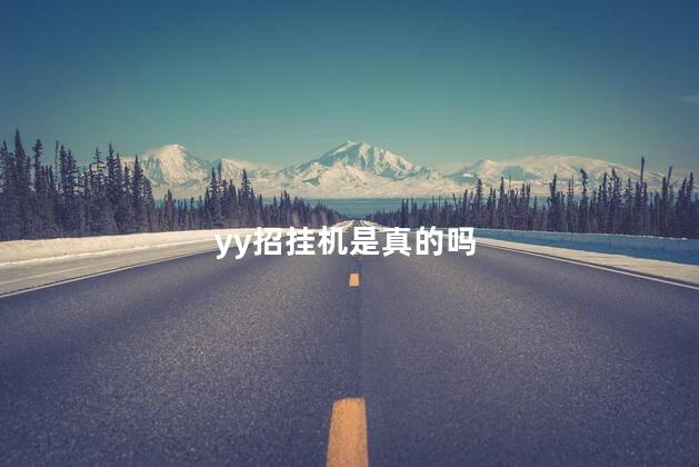 yy招挂机是真的吗