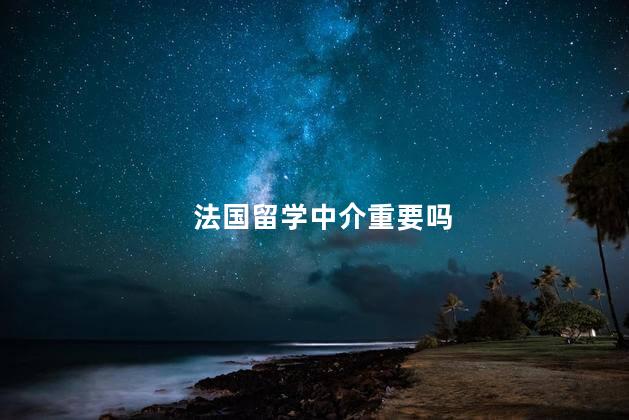 法国留学中介重要吗