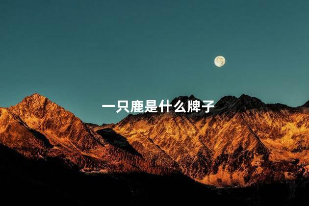 一只鹿是什么牌子