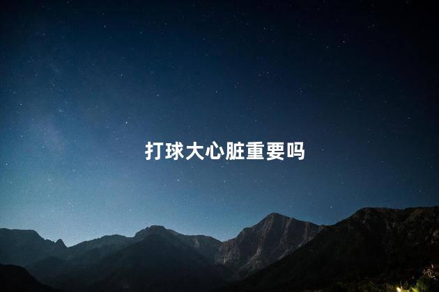 打球大心脏重要吗