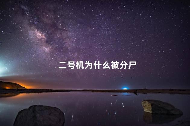 二号机为什么被分尸