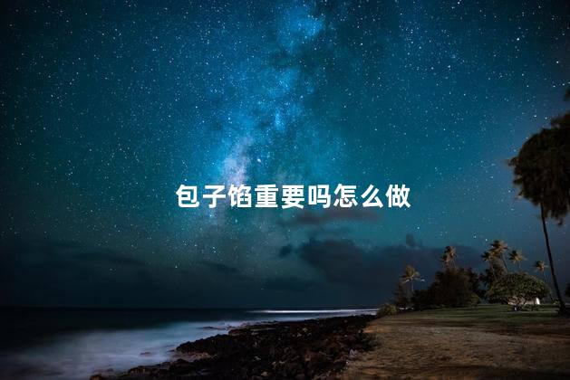 包子馅重要吗怎么做
