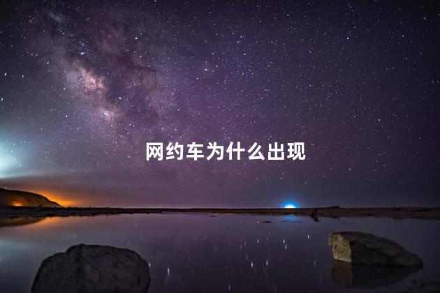 网约车为什么出现