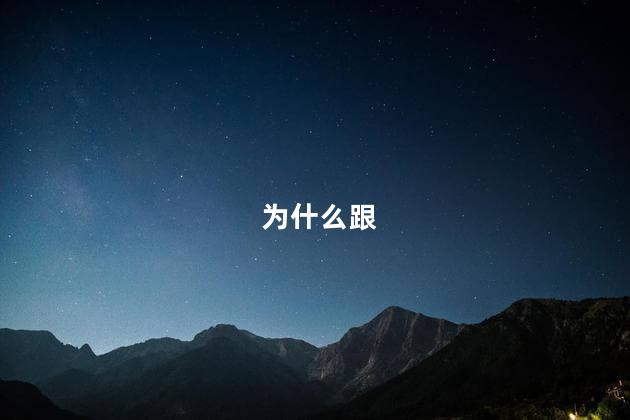 为什么跟
