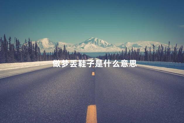 做梦丢鞋子是什么意思