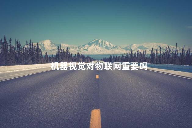 机器视觉对物联网重要吗