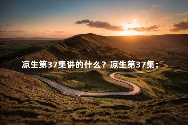 凉生第37集讲的什么？凉生第37集：命运交织,不期而遇！