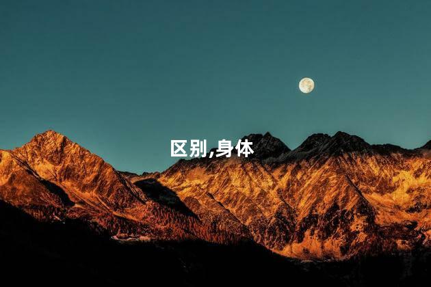 区别,身体